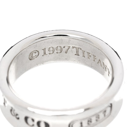 Tiffany Sterling Silver 1837 Band Ring 53 6.5 4 of 6
