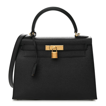 Hermes Epsom Kelly Sellier 28 Black 1 of 13