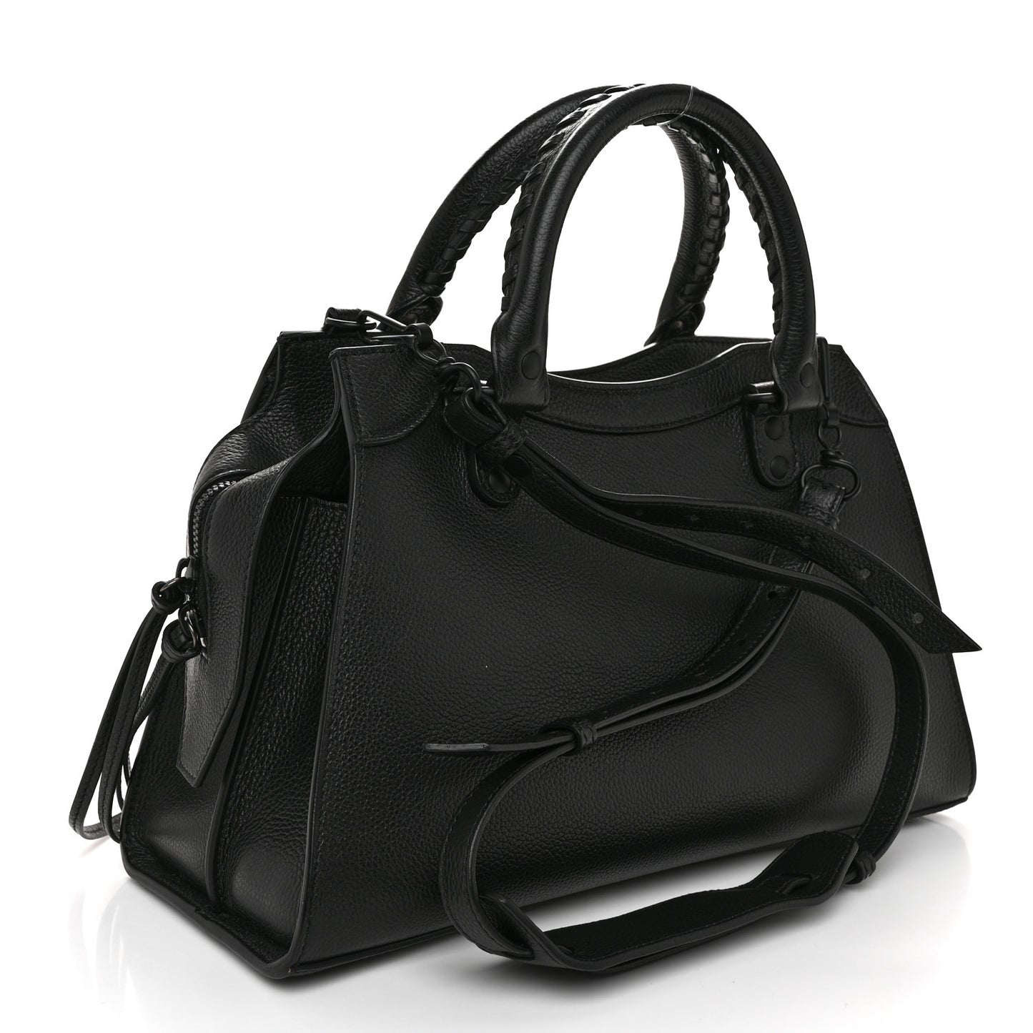Grained Calfskin Neo Classic Black Hardware S City Black