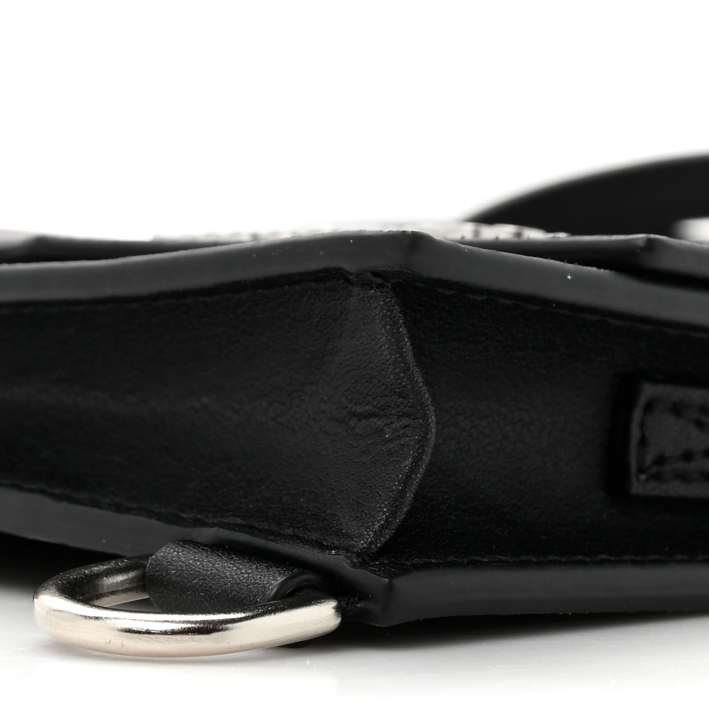 Smooth Calfskin Le Porte Azur Envelope Wallet Black