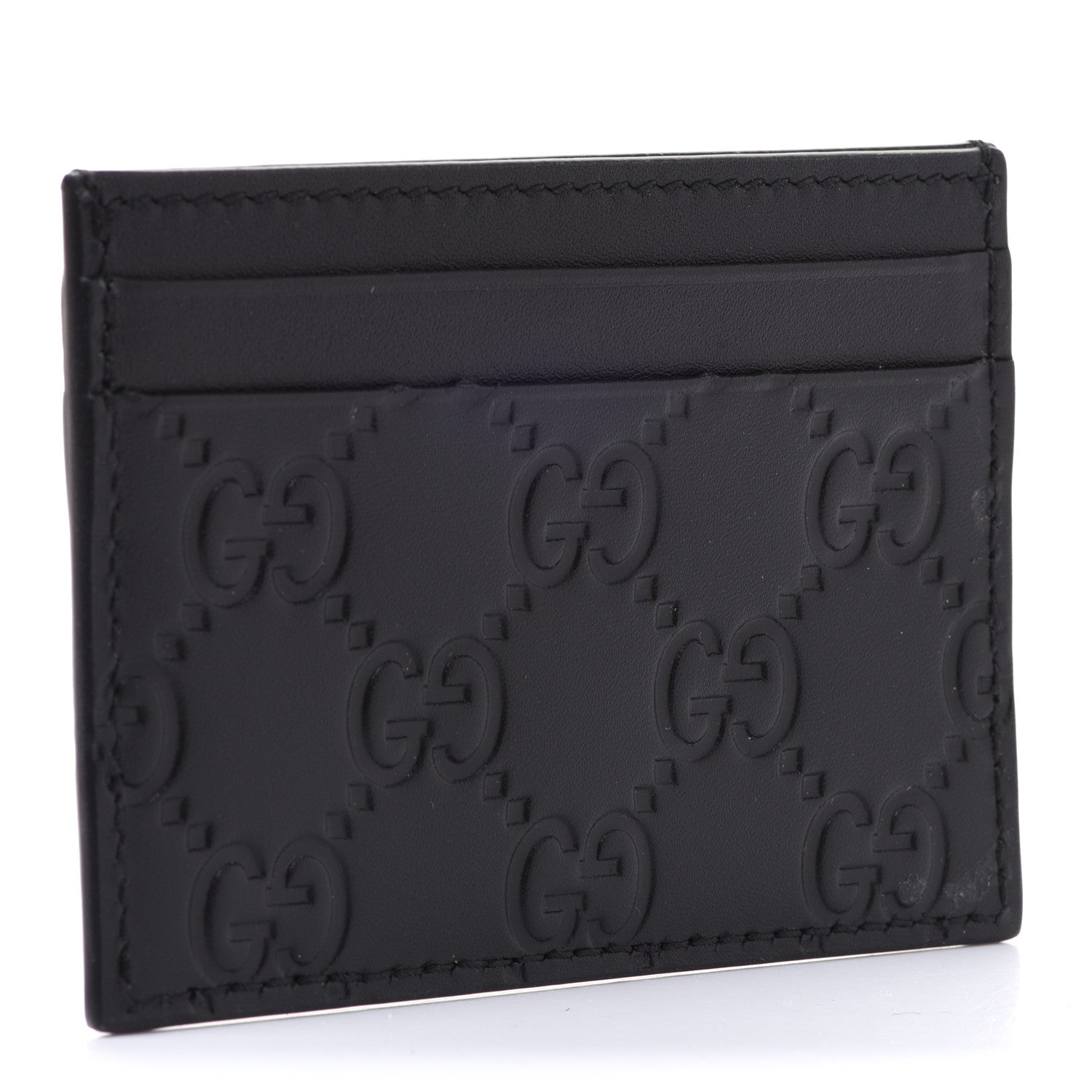 Gucci Guccissima Card Holder Black 3 of 6