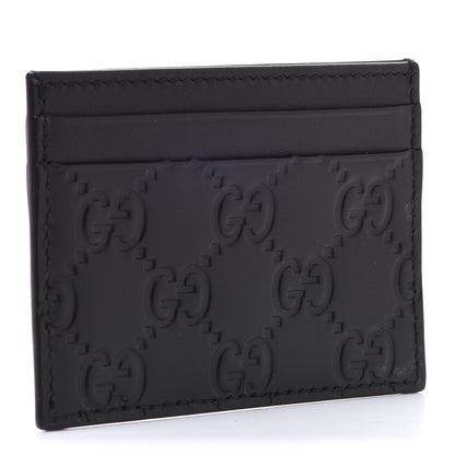 Gucci Guccissima Card Holder Black 3 of 6