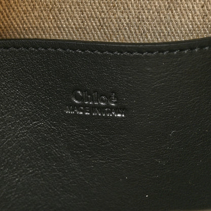 Chloe Canvas Logo Embroidered Woody Backpack Sand 7 of 14