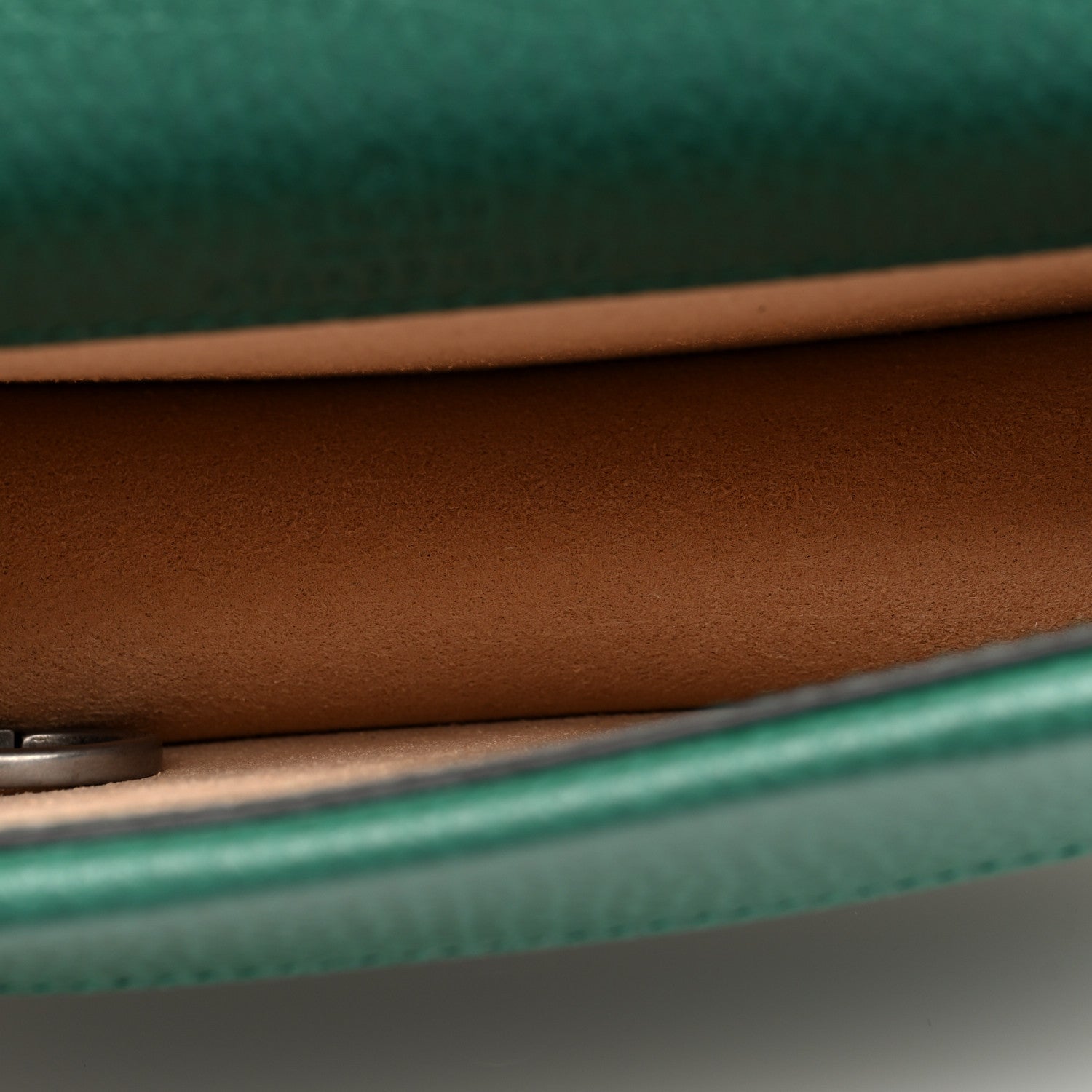 Gucci Dollar Calfskin Crystal Super Mini Dionysus Shoulder Bag Emerald 5 of 9