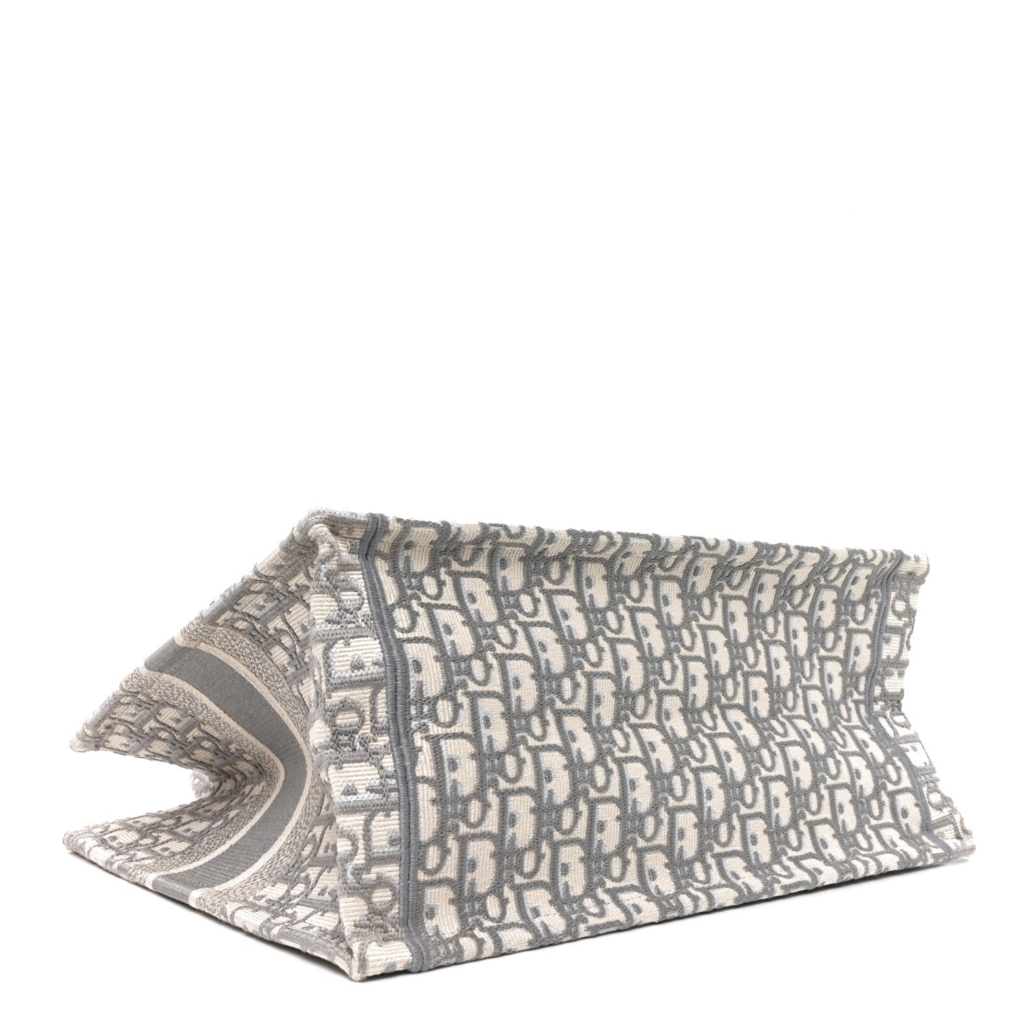 Christian Dior Oblique Medium Book Tote Grey 3 of 9