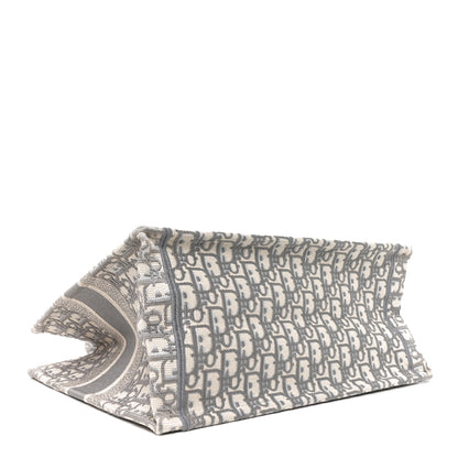 Christian Dior Oblique Medium Book Tote Grey 3 of 9