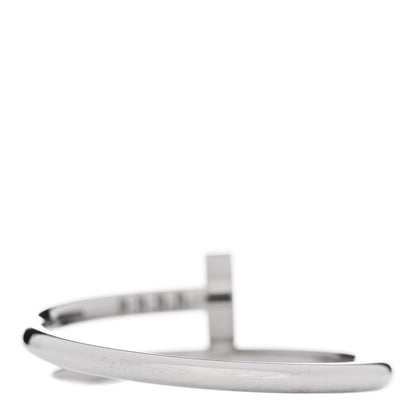 Cartier 18K White Gold Small Juste Un Clou Ring 59 8.75 3 of 4
