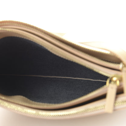 Celine Lambskin Large Trio Crossbody Bag Beige 5 of 9