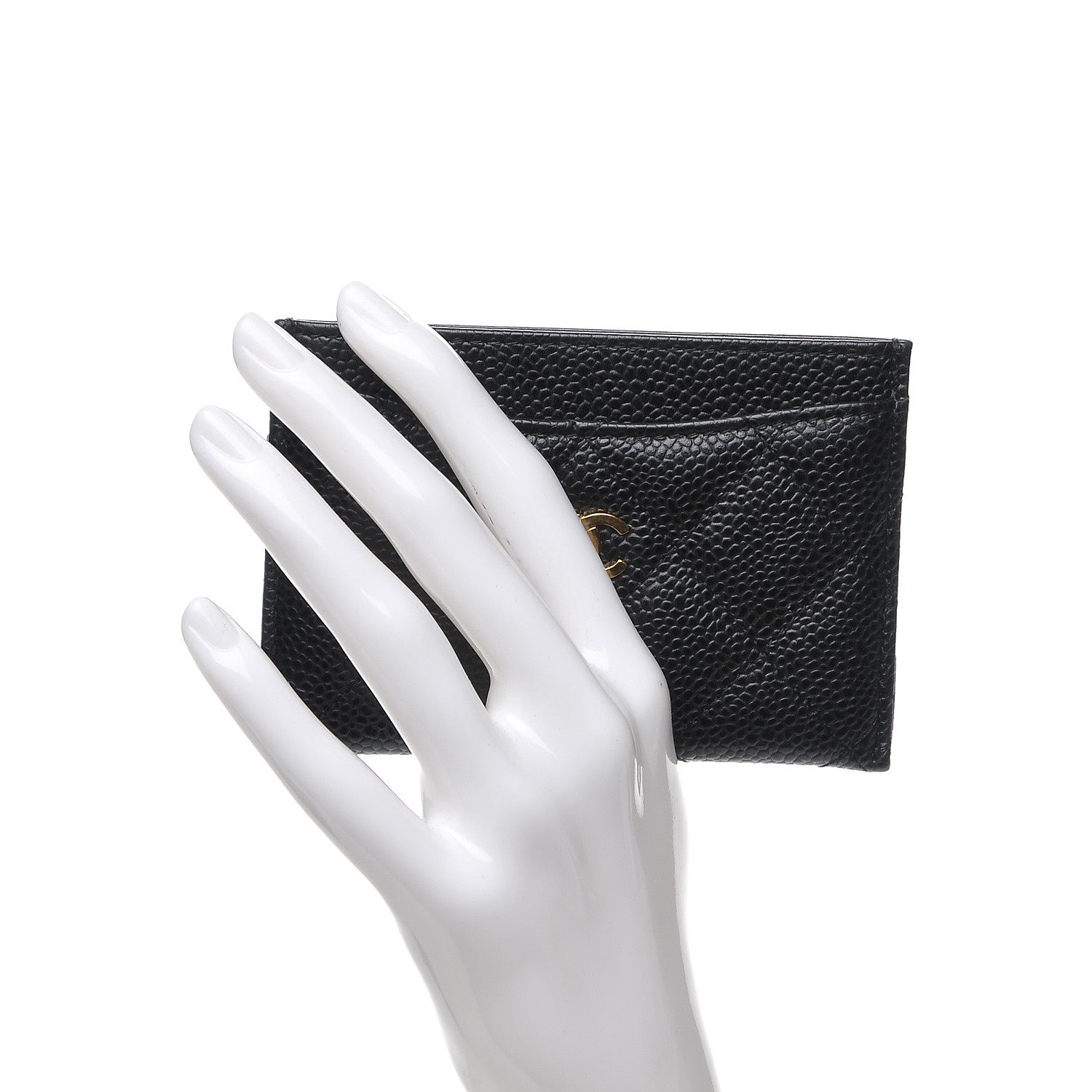 Chanel Caviar Quilted Card Holder Black 2 of 9