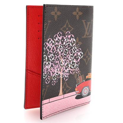 Louis Vuitton Monogram 2019 Christmas Animation Passport Cover Rouge 3 of 6
