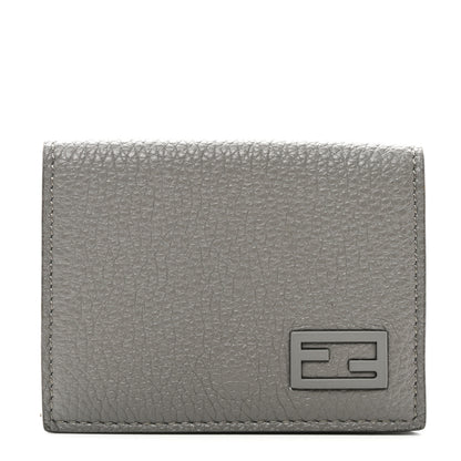 Fendi Cuoio Romano Monochrome Tri-Fold Wallet Argilla 1 of 8