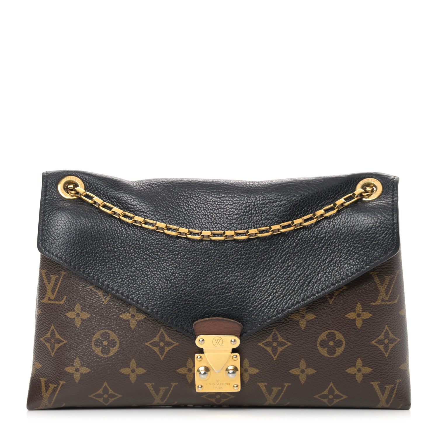 Louis Vuitton Monogram Pallas Chain Black 1 of 9