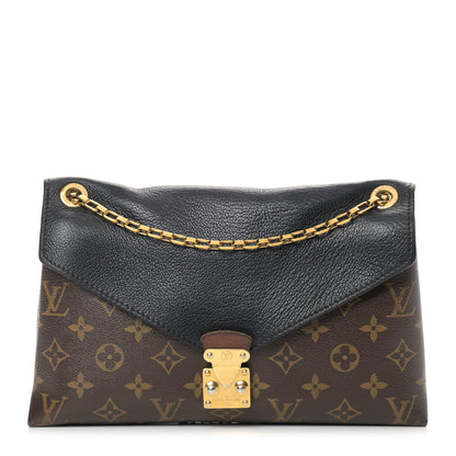 Louis Vuitton Monogram Pallas Chain Black 1 of 9