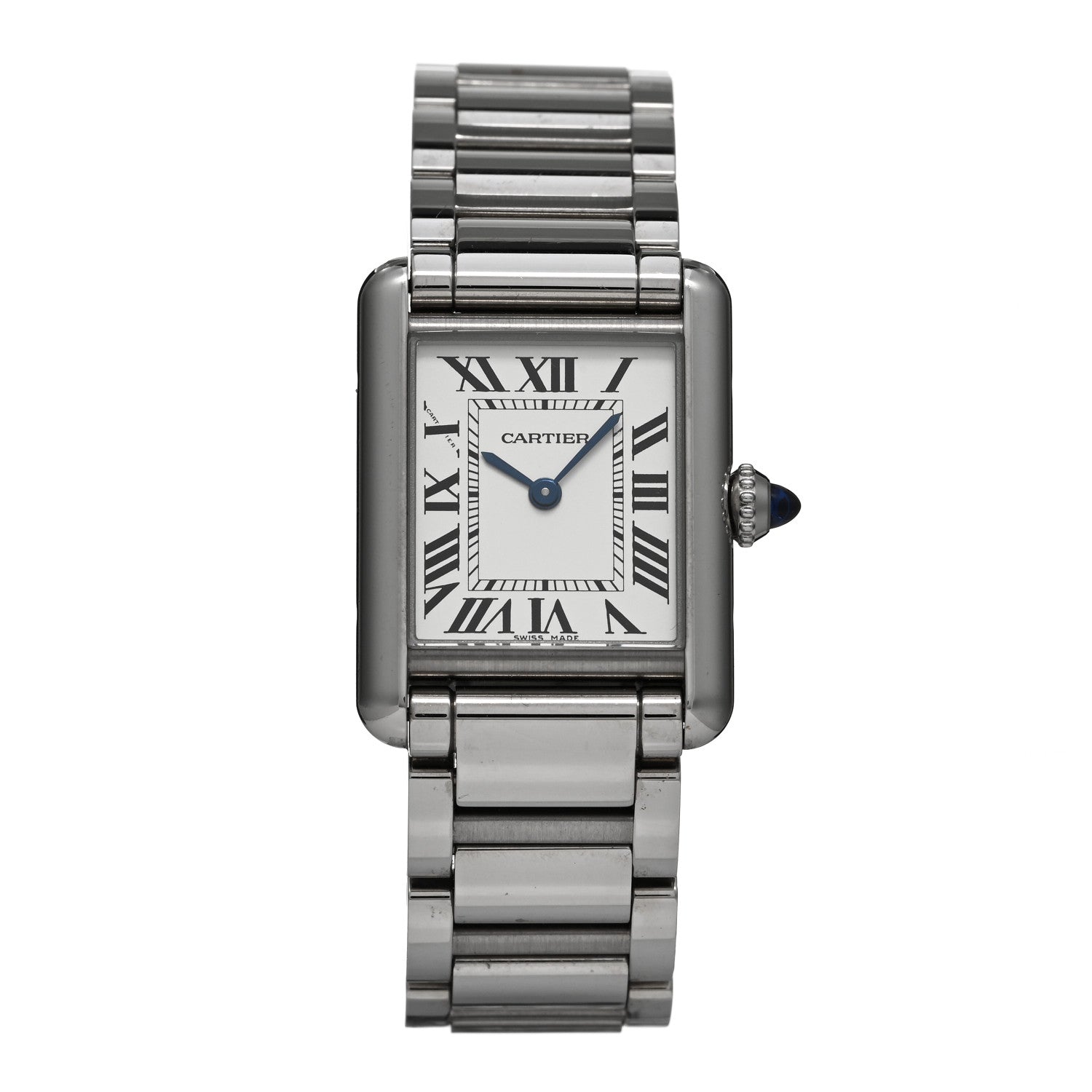 Cartier Stainless Steel 22mm Tank Must Quartz Watch 1 of 5