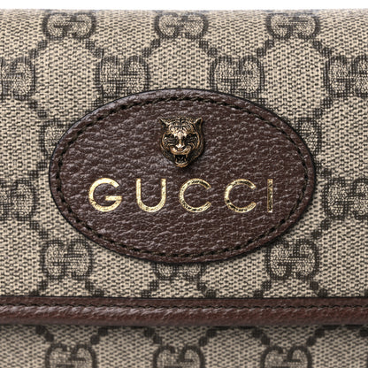 Gucci GG Supreme Monogram Neo Vintage Web Belt Bag Brown 11 of 12