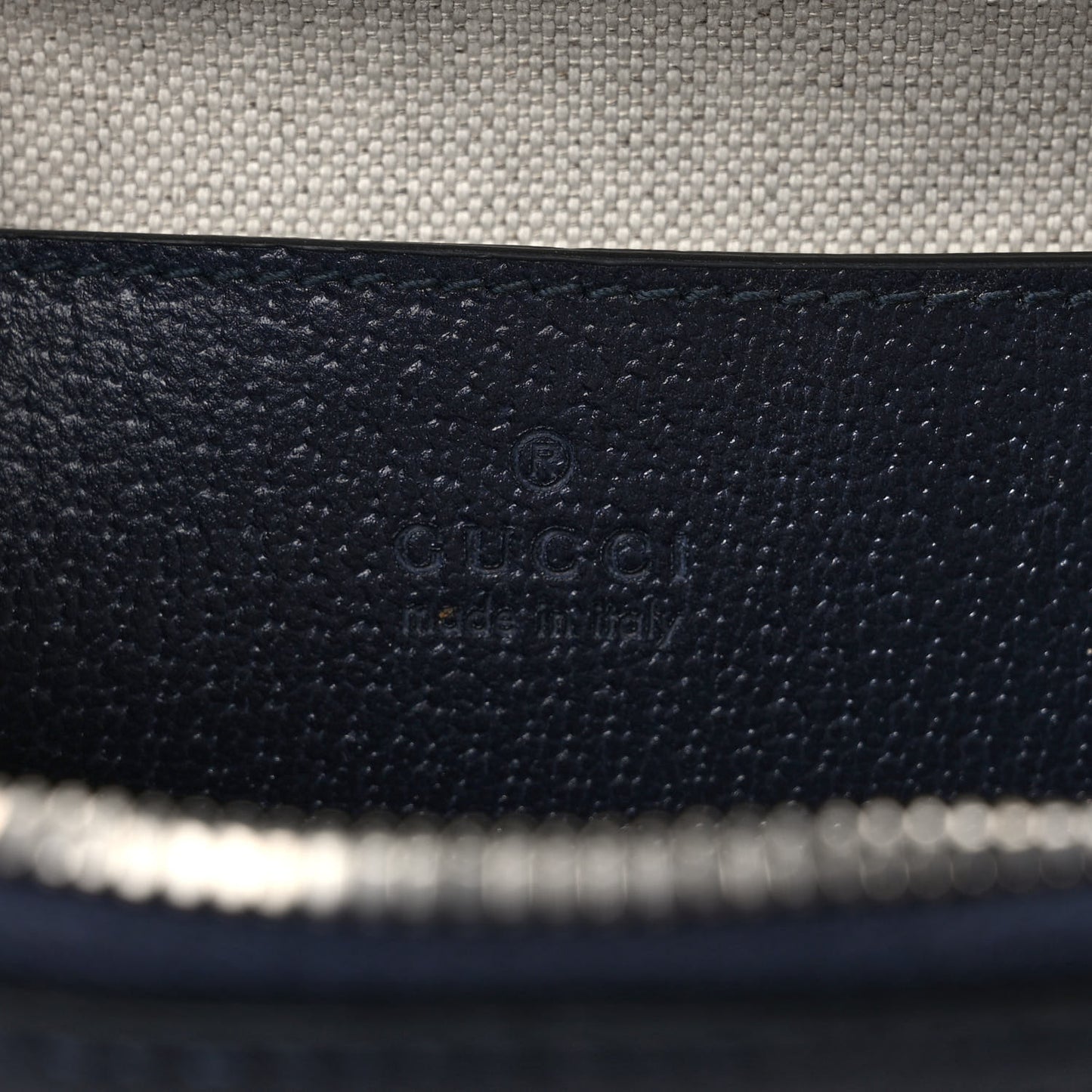 GG Supreme Monogram Textured Dollar Calfskin Web Small Ophidia Dome Shoulder Bag Beige Blue