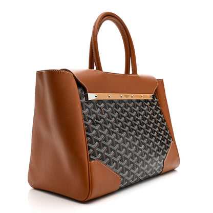 Goyard Goyardine Saigon Tote Black Gold 3 of 10
