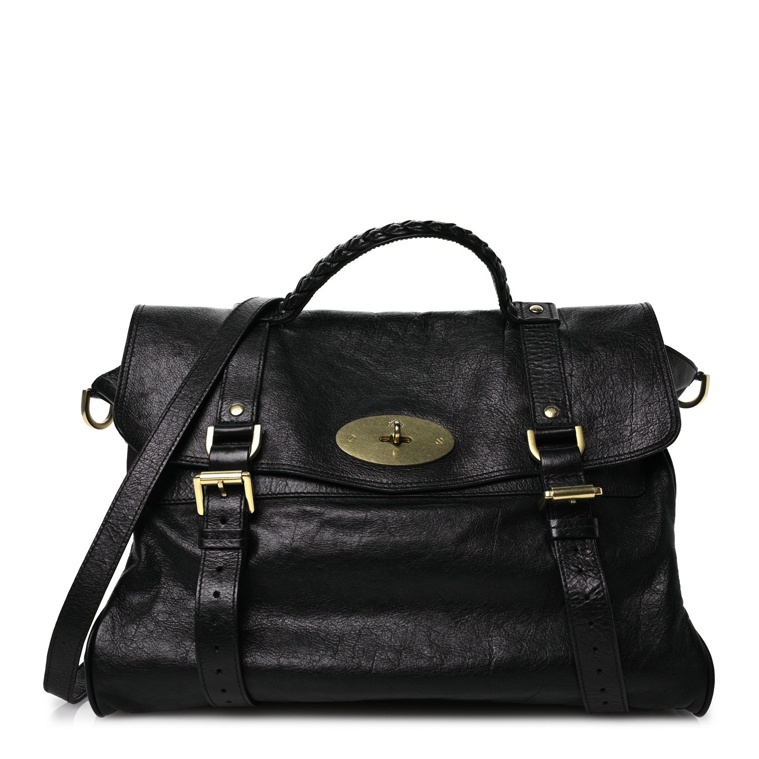 Mulberry Soft Buffalo Oversized Alexa Black 1 of 14