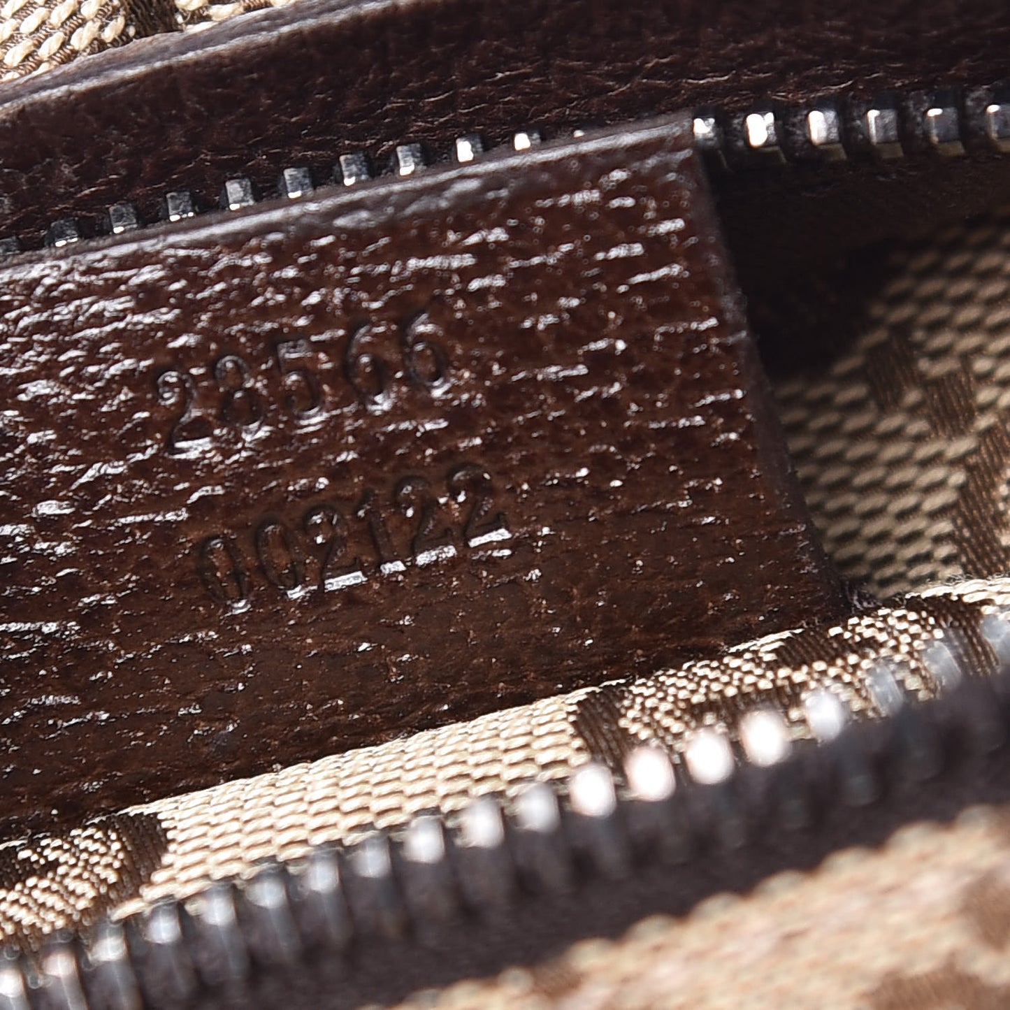 Monogram Web Belt Bag Dark Brown