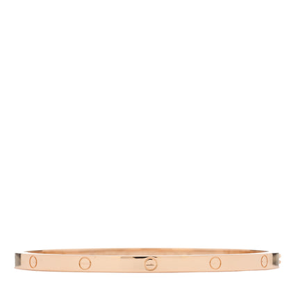 Cartier 18K Pink Gold Small LOVE Bracelet 17 1 of 7