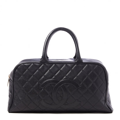 Chanel Caviar Quilted Large Bowler Black 1 of 10