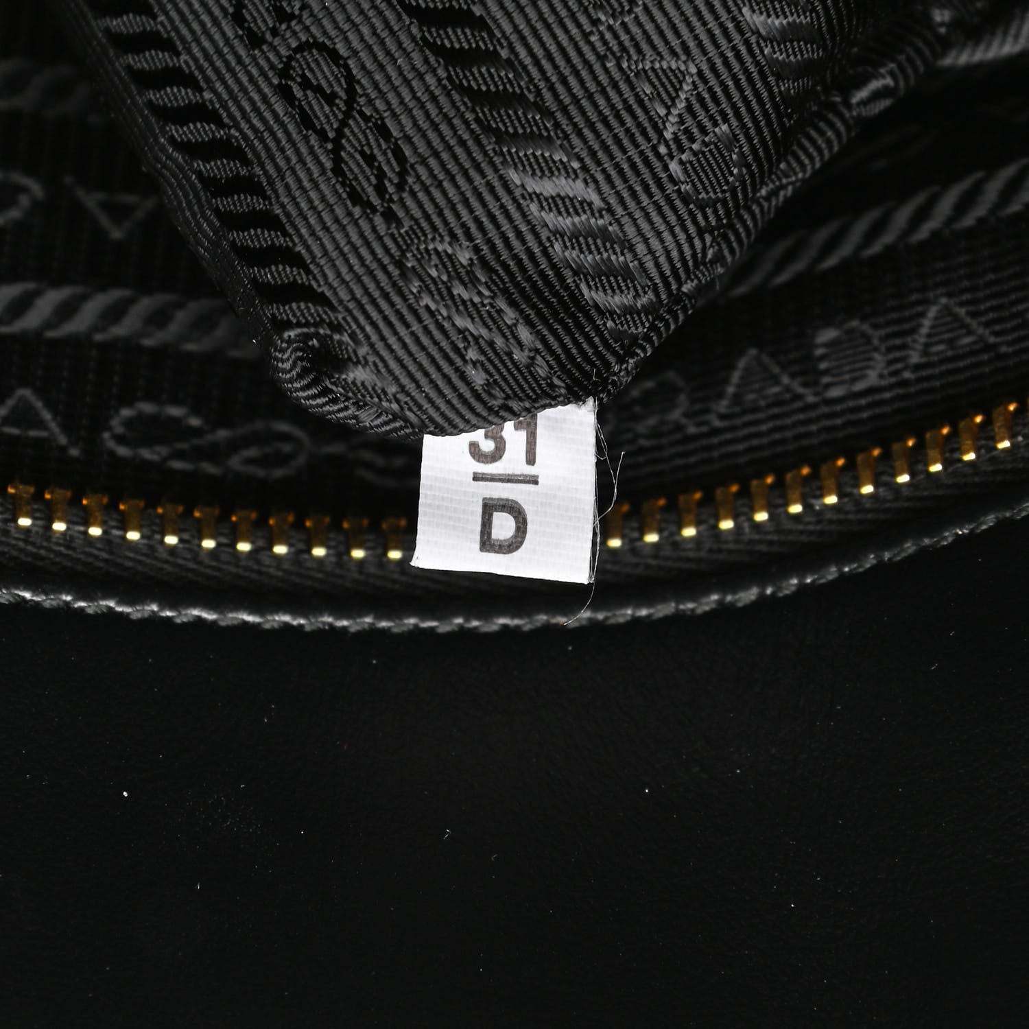 Prada Jacquard Saffiano Triangolo Symbole Embroidered Small Tote Black Corda 7 of 10