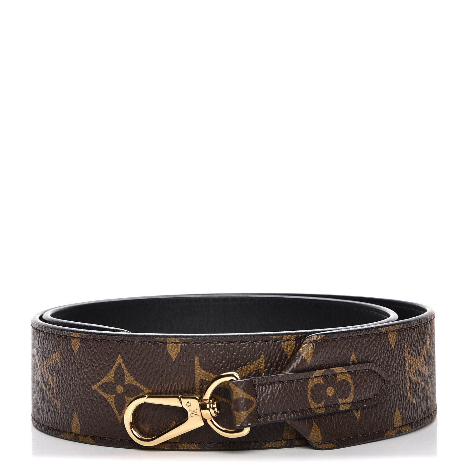 Louis Vuitton Monogram Bandouliere Shoulder Strap Black 1 of 5