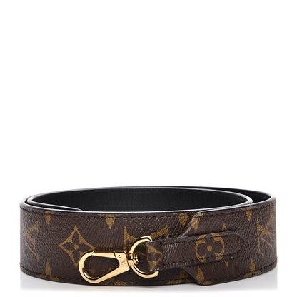 Louis Vuitton Monogram Bandouliere Shoulder Strap Black 1 of 5