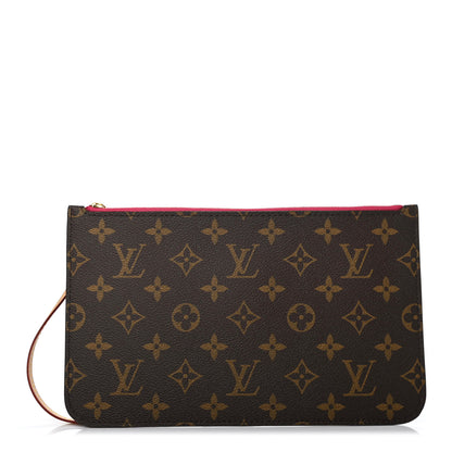 Louis Vuitton Monogram Neverfull MM GM Pochette Pivoine 1 of 4