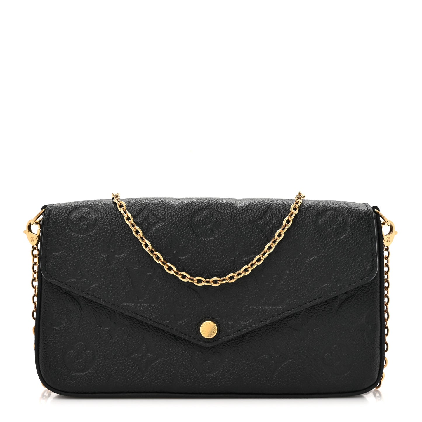 Empreinte Pochette Felicie Chain Wallet Black