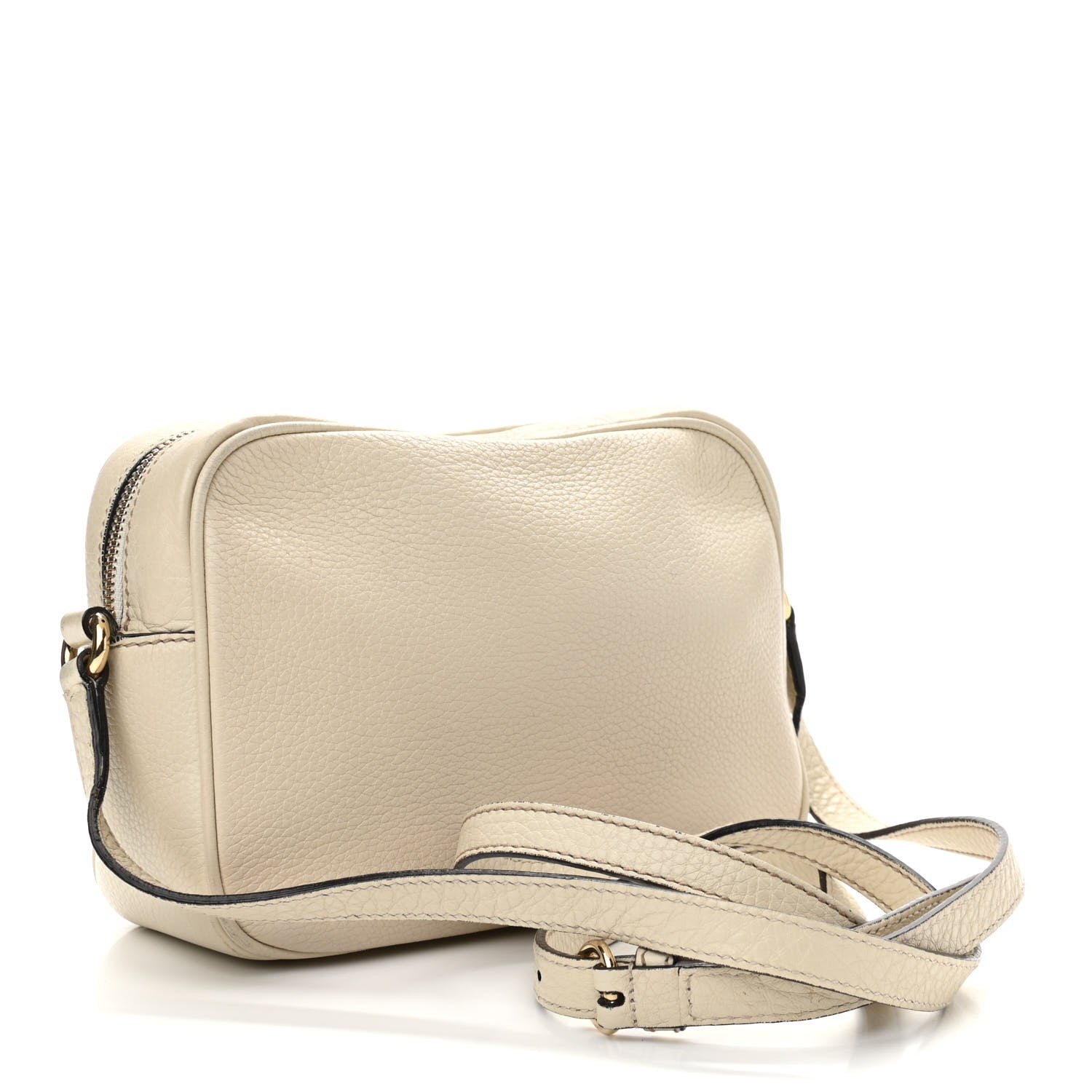 Gucci Pebbled Calfskin Small Soho Disco Bag Off White 3 of 15