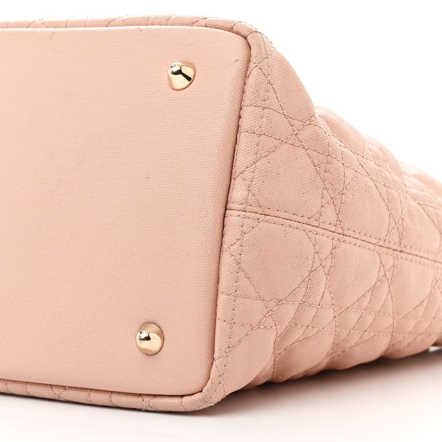 Coated Canvas Cannage Medium Panarea Tote Rosato