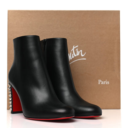 Christian Louboutin Smooth Calfskin Suzi Folk 85 Ankle Boots 36 Black 9 of 9