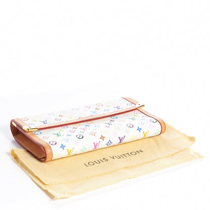 Louis Vuitton Monogram Multicolor Porte Tresor International Wallet White 4 of 8