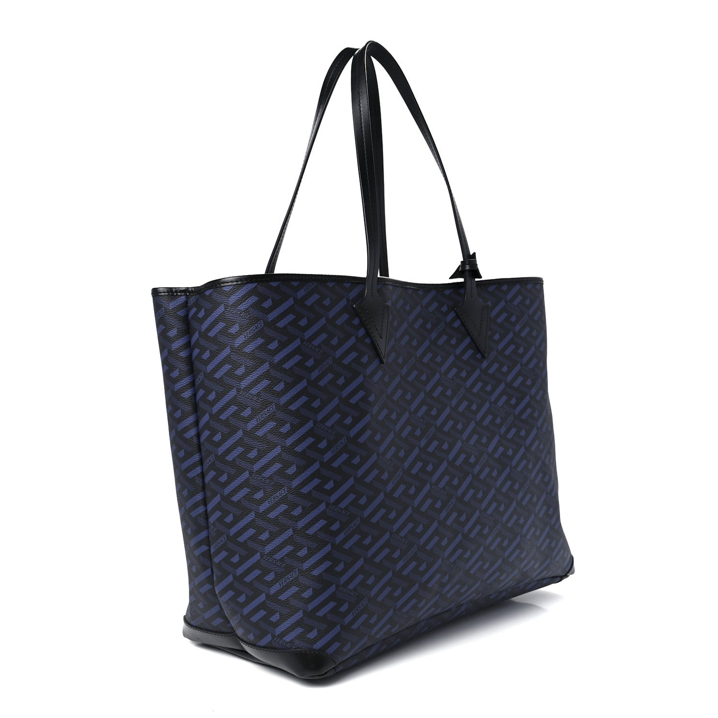 Calfskin Monogram Smile Medusa Tote Multicolor