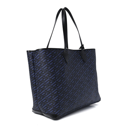 Versace Calfskin Monogram Smile Medusa Tote Multicolor 3 of 12