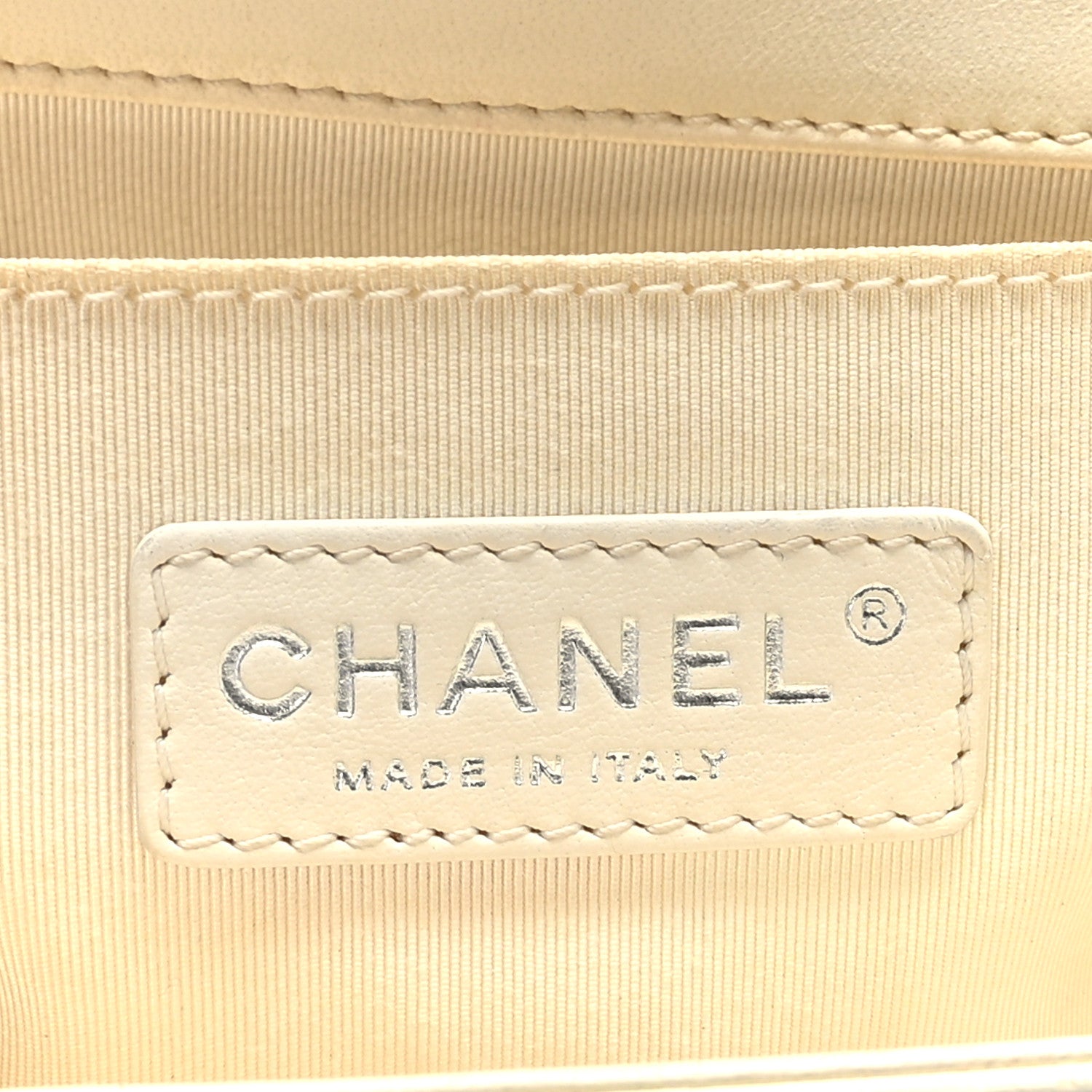 Chanel Lambskin Quilted Medium Boy Flap White 6 of 10