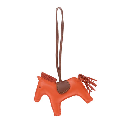 Hermes Milo Lambskin Grigri Rodeo Horse Bag Charm MM 1 of 5