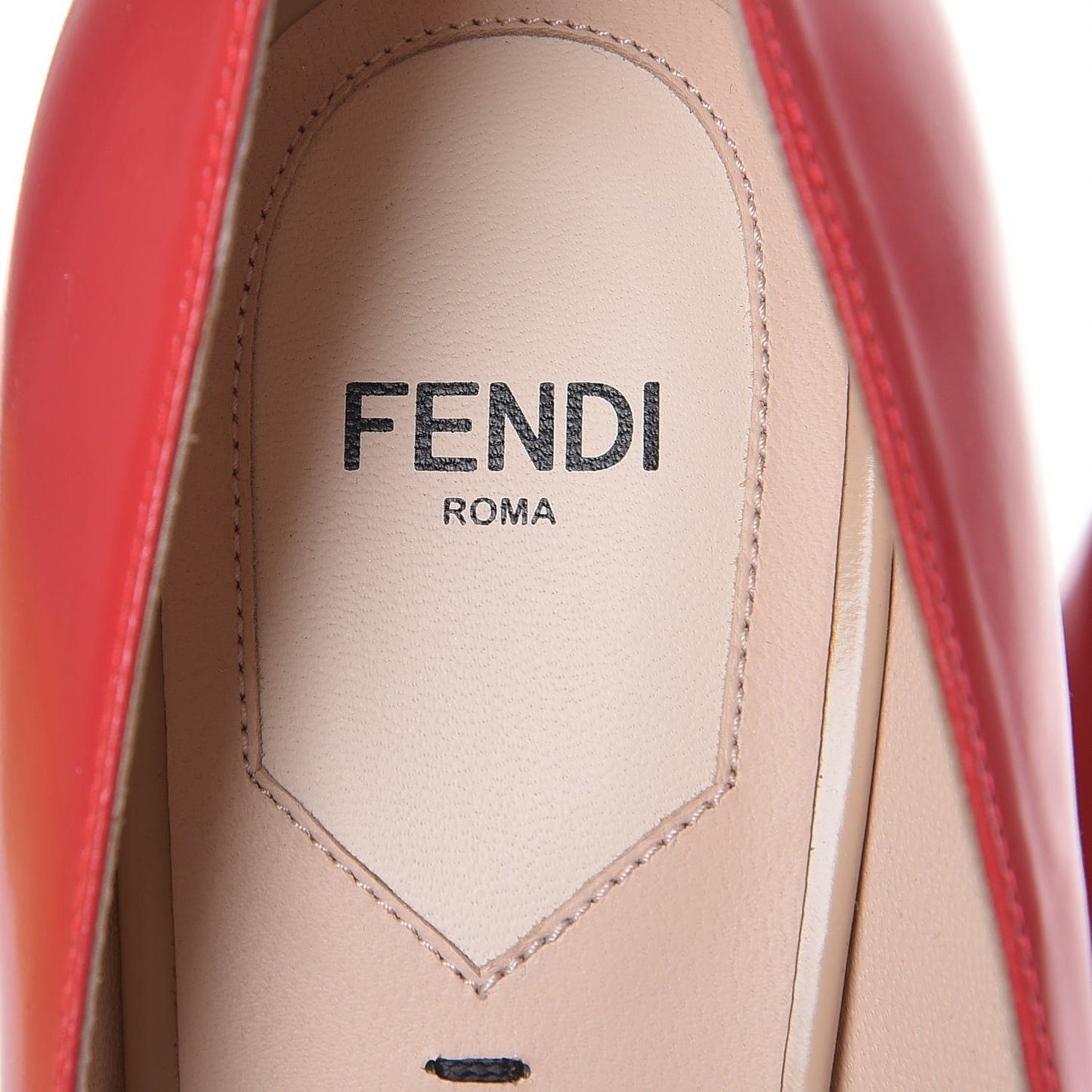 Calfskin Rainbow Mary Jane Pumps 39 Flame Sand