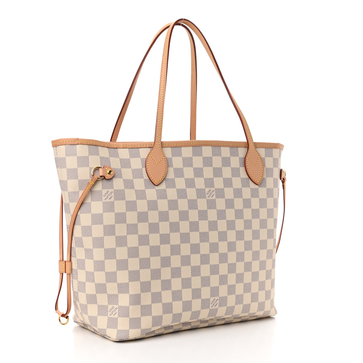 Louis Vuitton Damier Azur Neo Neverfull MM Rose Ballerine 3 of 10