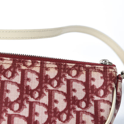 Christian Dior Monogram Mini Saddle Pochette Red 11 of 13