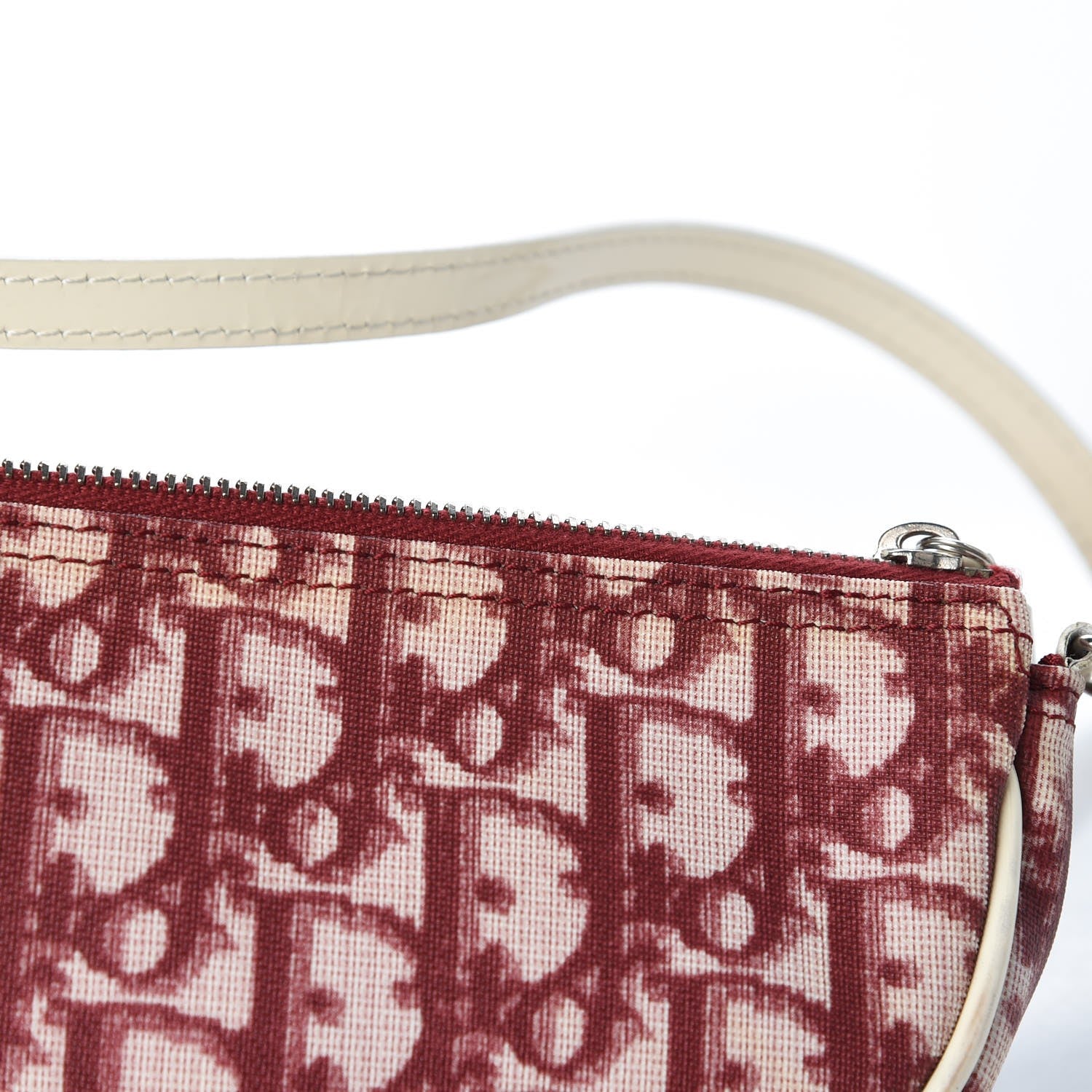 Christian Dior Monogram Mini Saddle Pochette Red 11 of 13