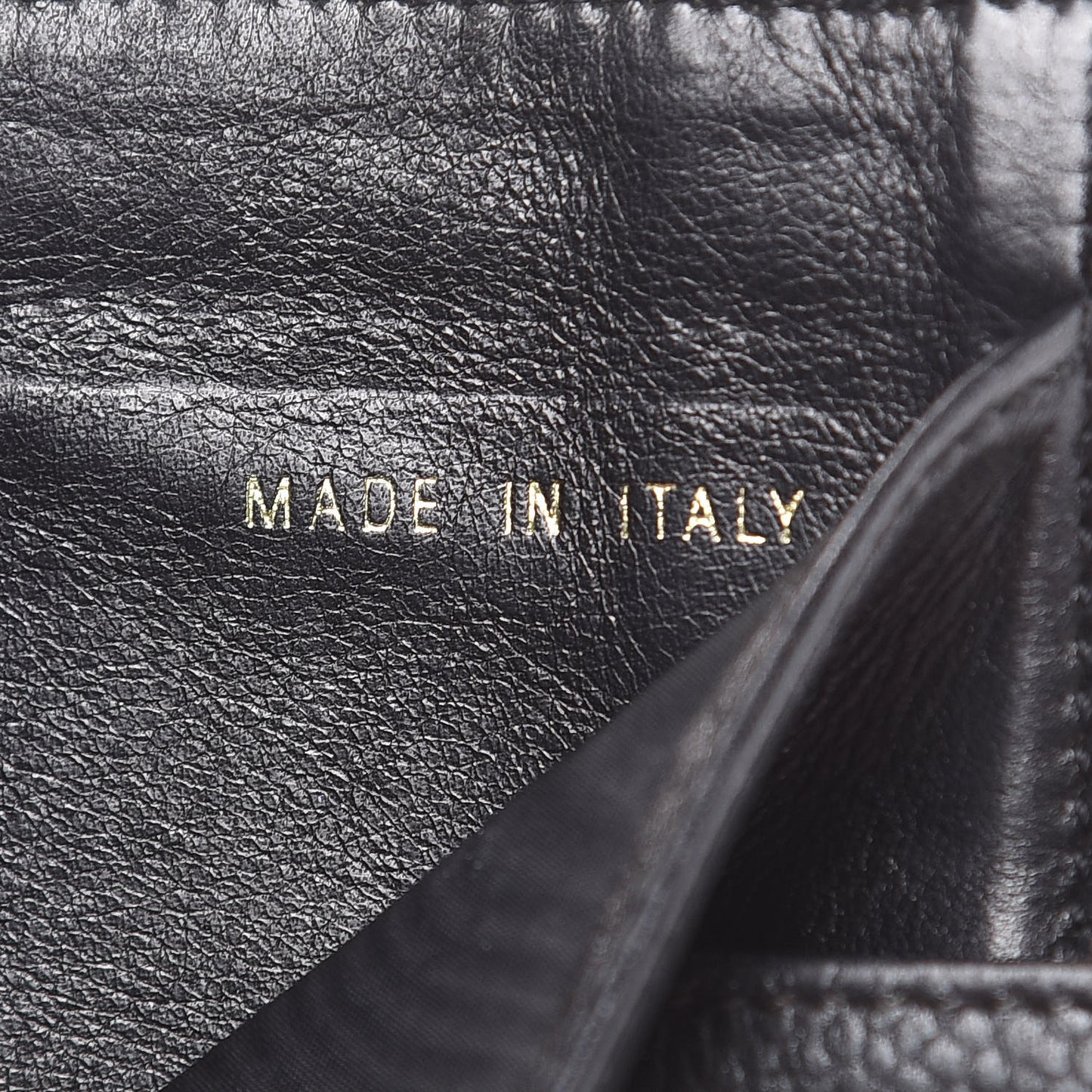 Caviar Timeless CC Compact Wallet Black