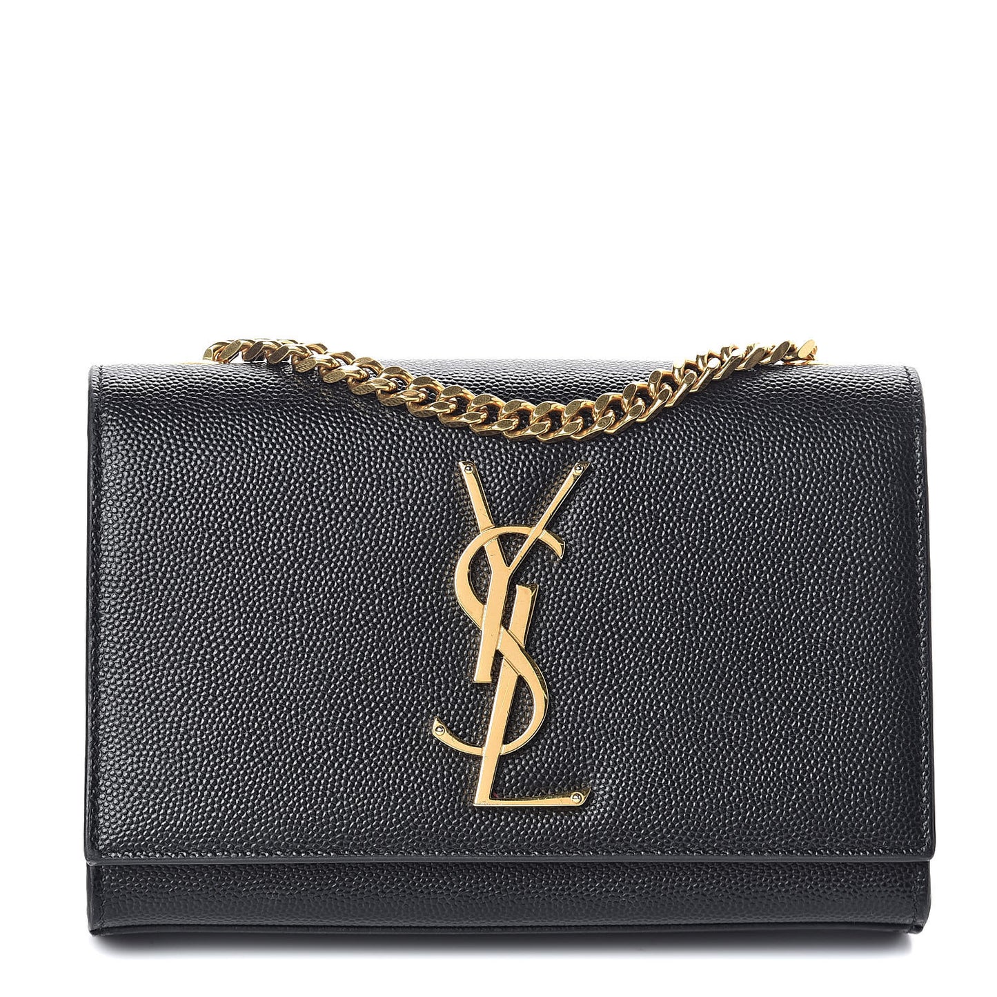 Grain De Poudre Small Monogram Kate Satchel Black