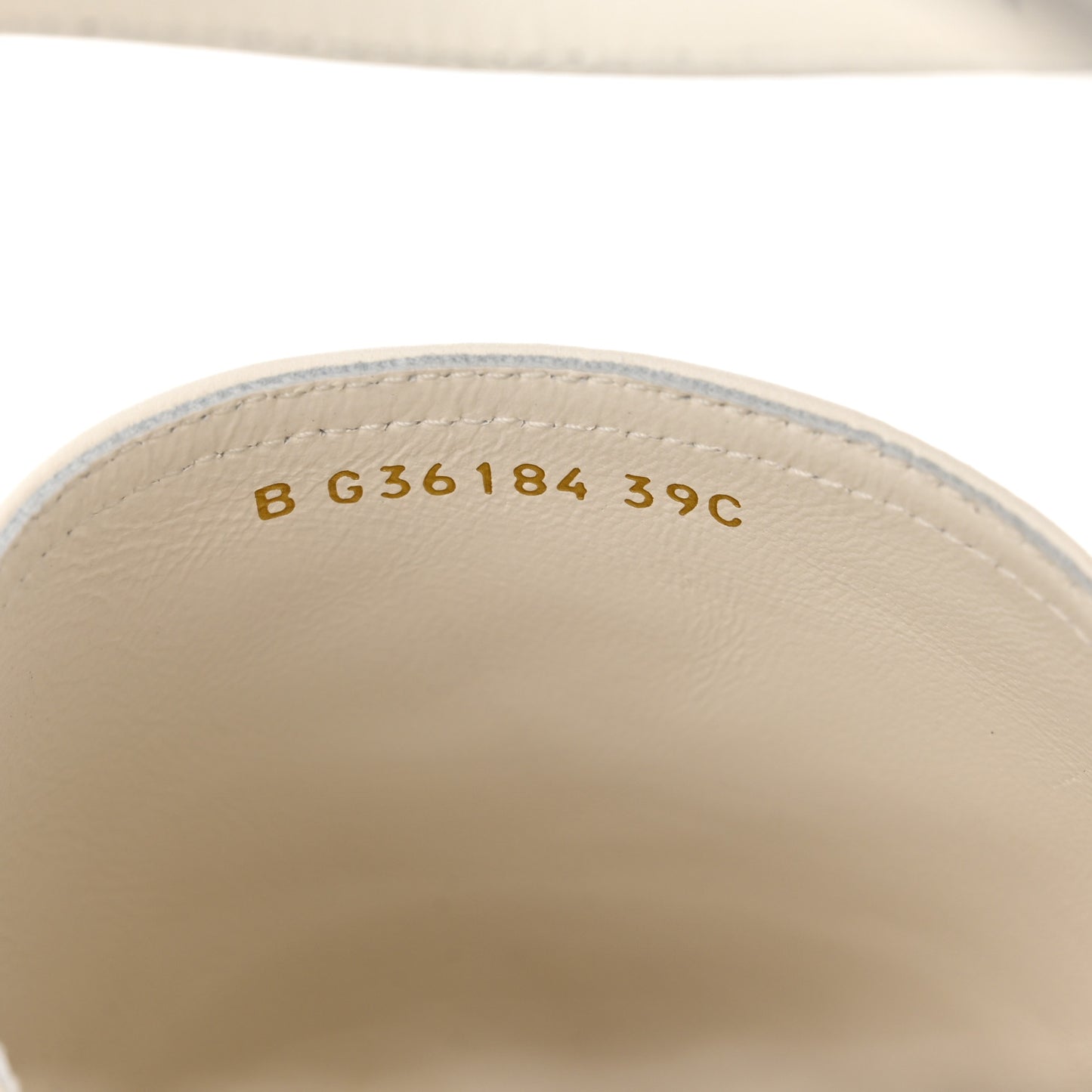 Lambskin Cap Toe CC Espadrille Sandals 39 White Black