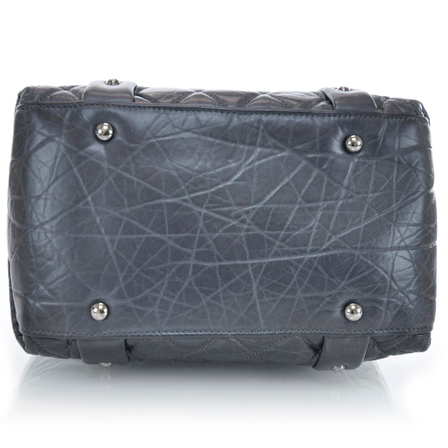 Ligne Lady Braid Small Tote Grey
