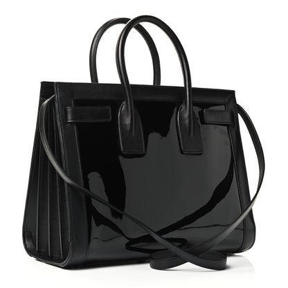 Saint Laurent Patent Calfskin Small Sac de Jour Black 2 of 4