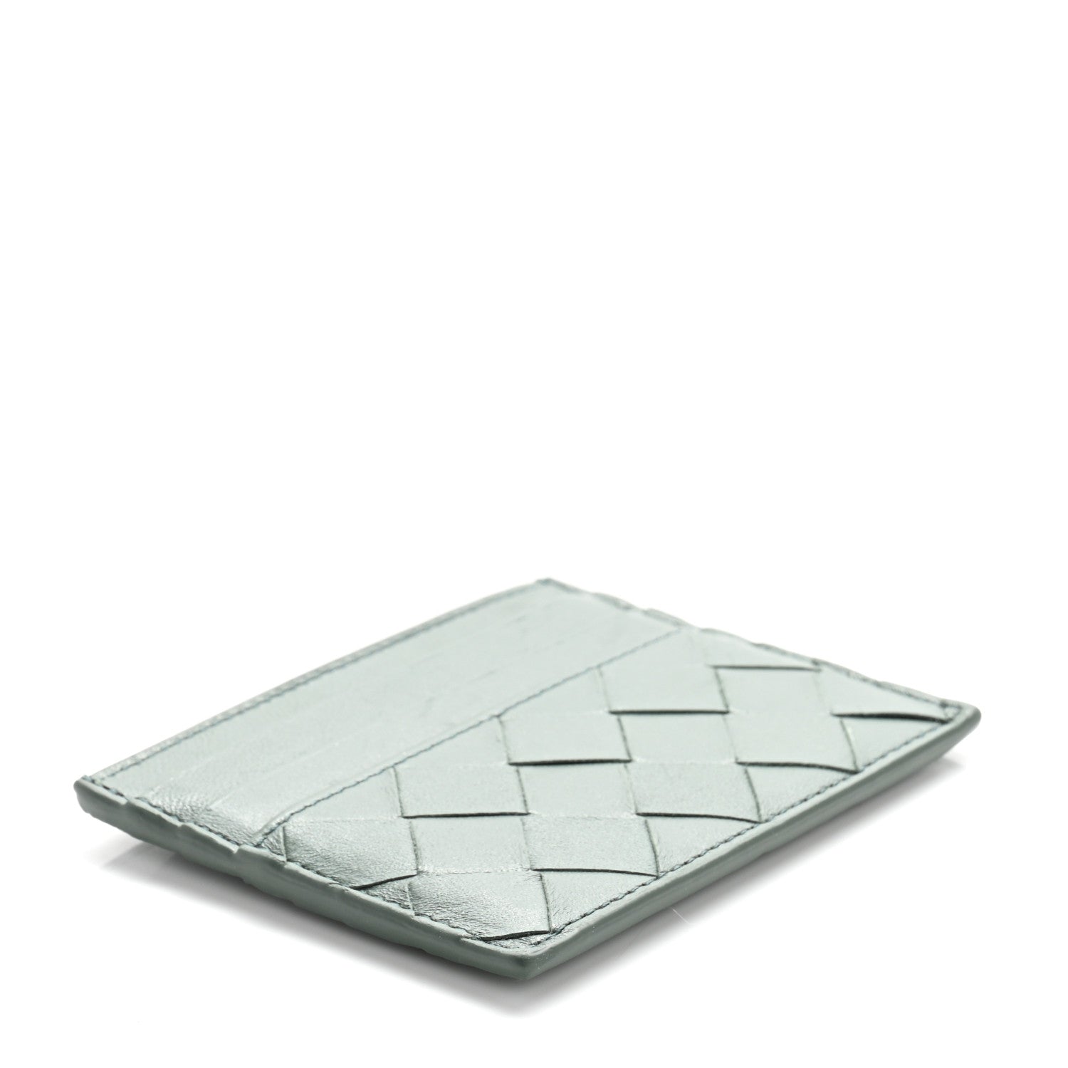 Bottega Veneta Nappa Intrecciato Card Holder Aloe 4 of 7