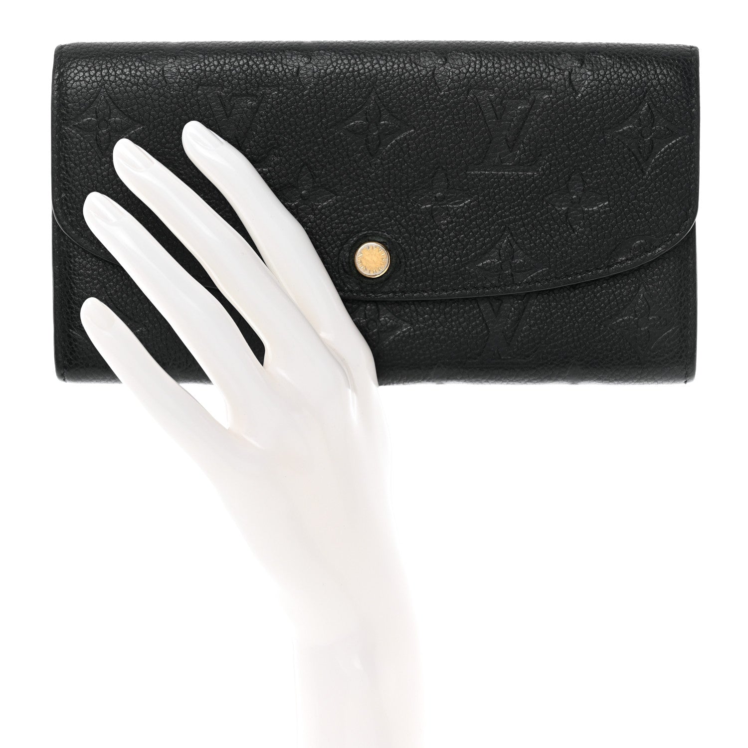 Louis Vuitton Empreinte Emilie Wallet Black Dune 2 of 12