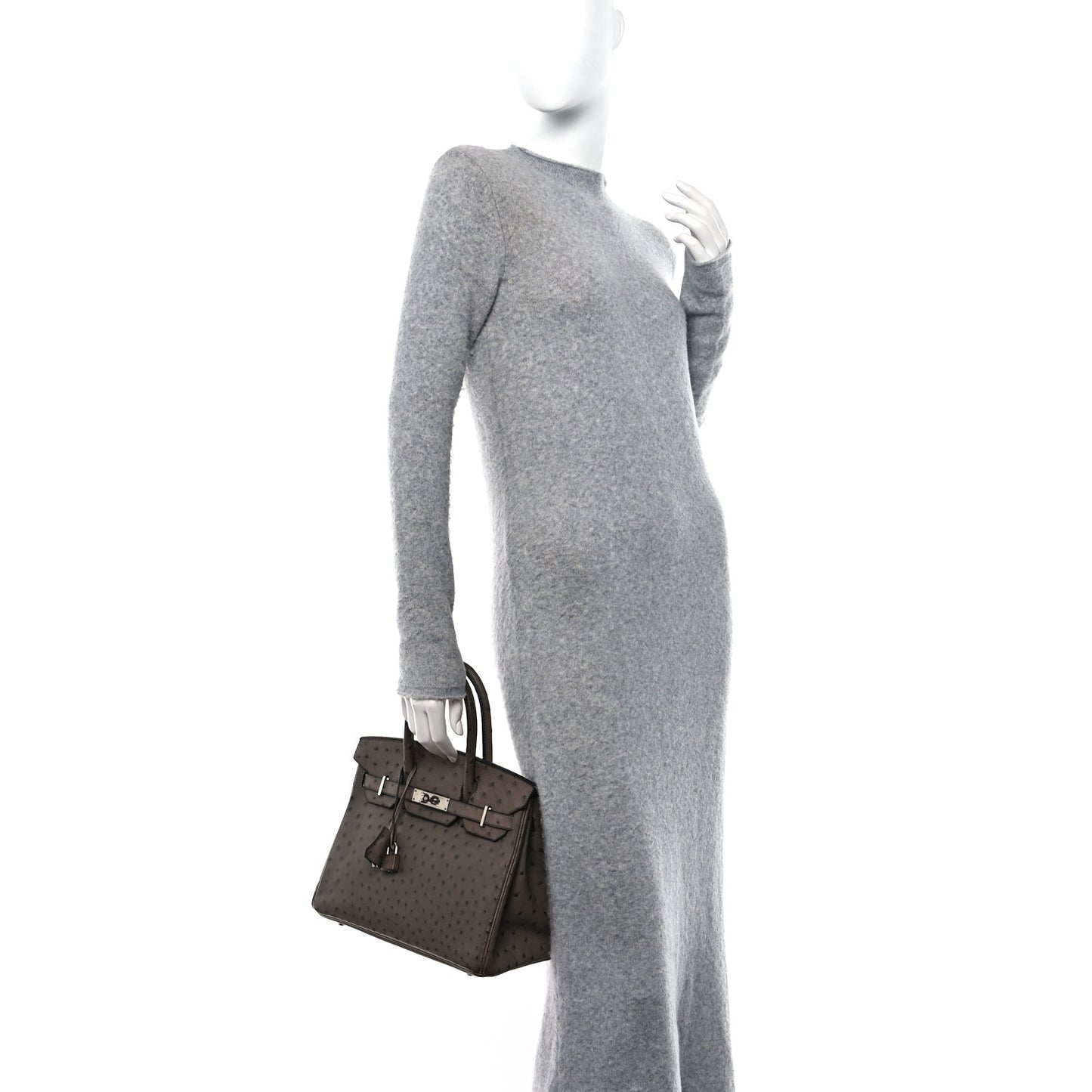 Ostrich Birkin 30 Mousse